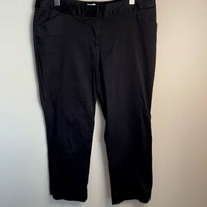 Laundry by Shelli Segal Women's Black Cropped Dress Pants Size‎ 14